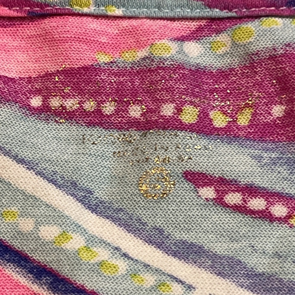 Lilly Pulitzer Sorella Henley Magenta Oh My Guava Sz S Multicolor Classic Shirt - Picture 6 of 8